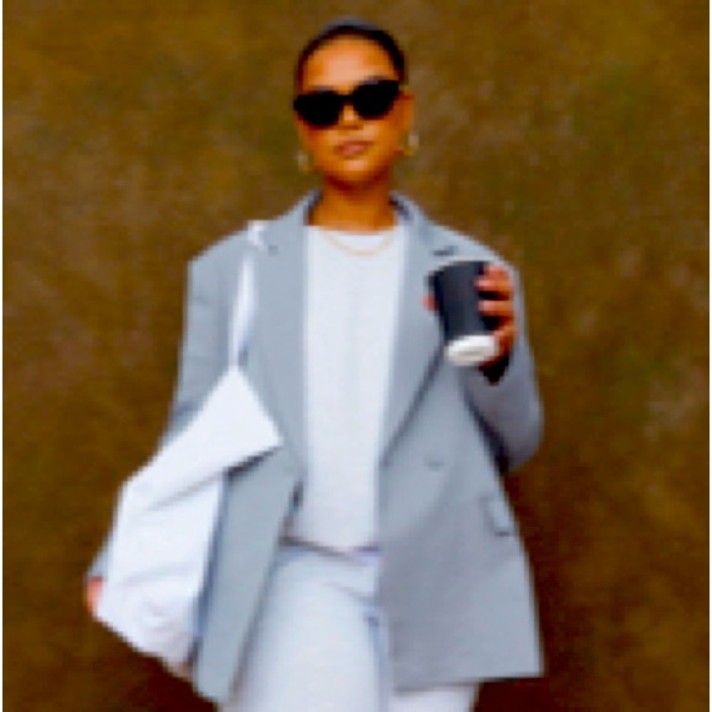 Oversized Gray Blazer